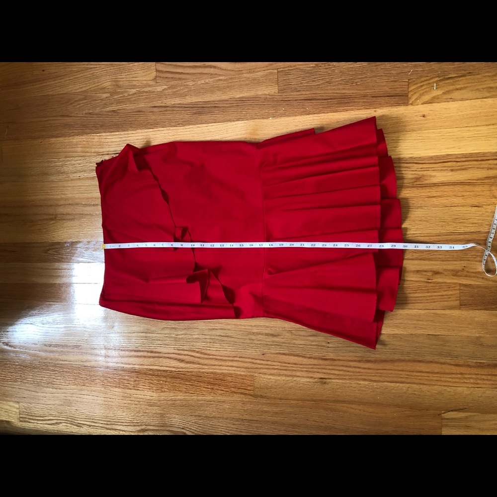 Scripted peplum ruffled skirt - Picture 3 of 8